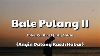 Lagu Angin Datang Kasih Kabar Karaoke